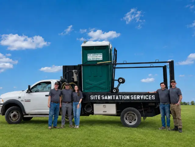 portable restrooms for construction sites in Central Ohio